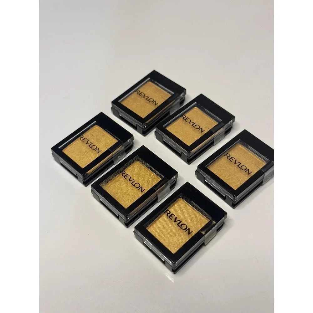 Lot of 6 Revlon ColorStay ShadowLinks Eyeshadows Gold Metallic Makeup (1 Broken)